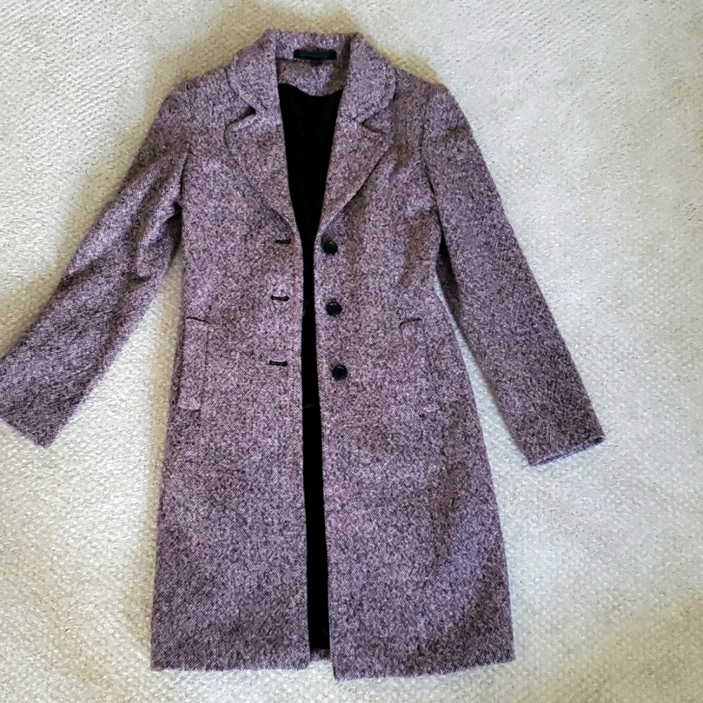Express Design Studio Tweed coat, sz Small
